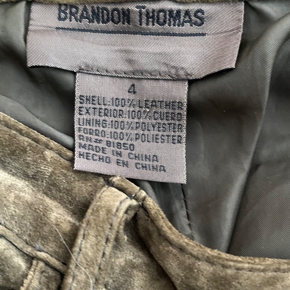 Brandon Thomas size 4 100% leather pants - Picture 15 of 15